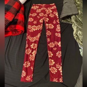LuLaRoe flower leggings
